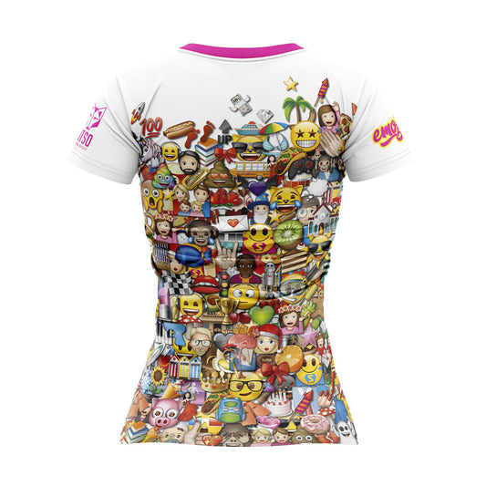 Maglietta donna maniche corte - Emoji Grande Onda