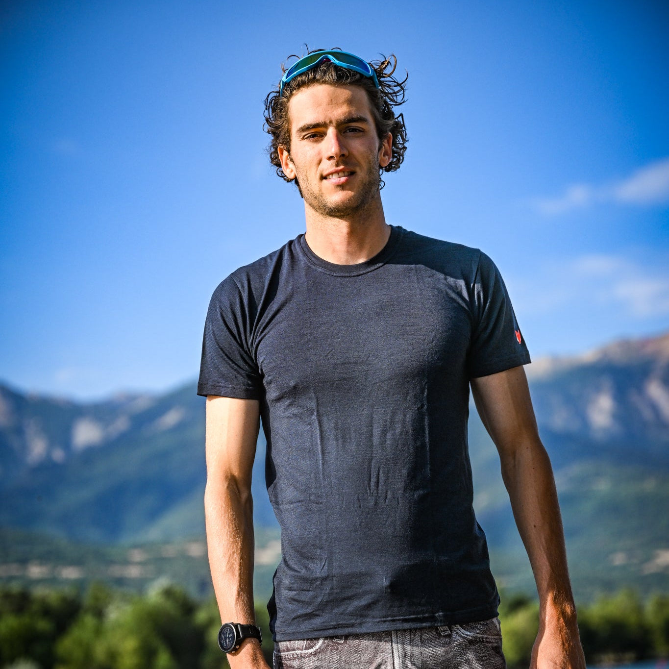 T-shirt laine merino Homme - Moana
