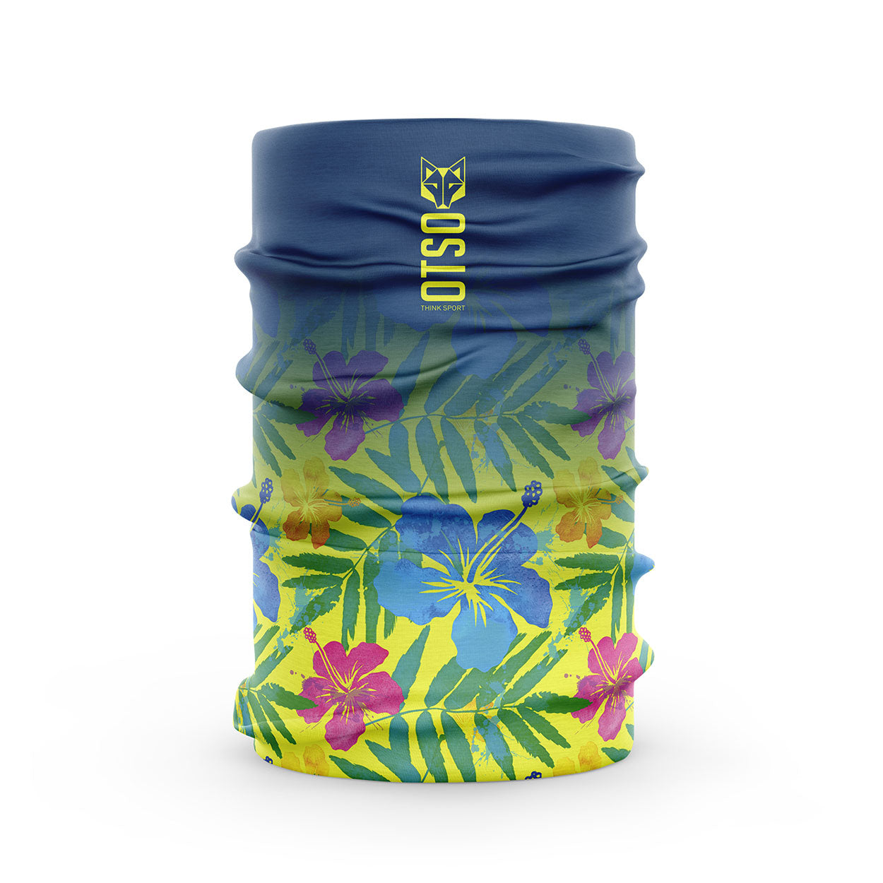 Neck gaiter - Blue flower pattern