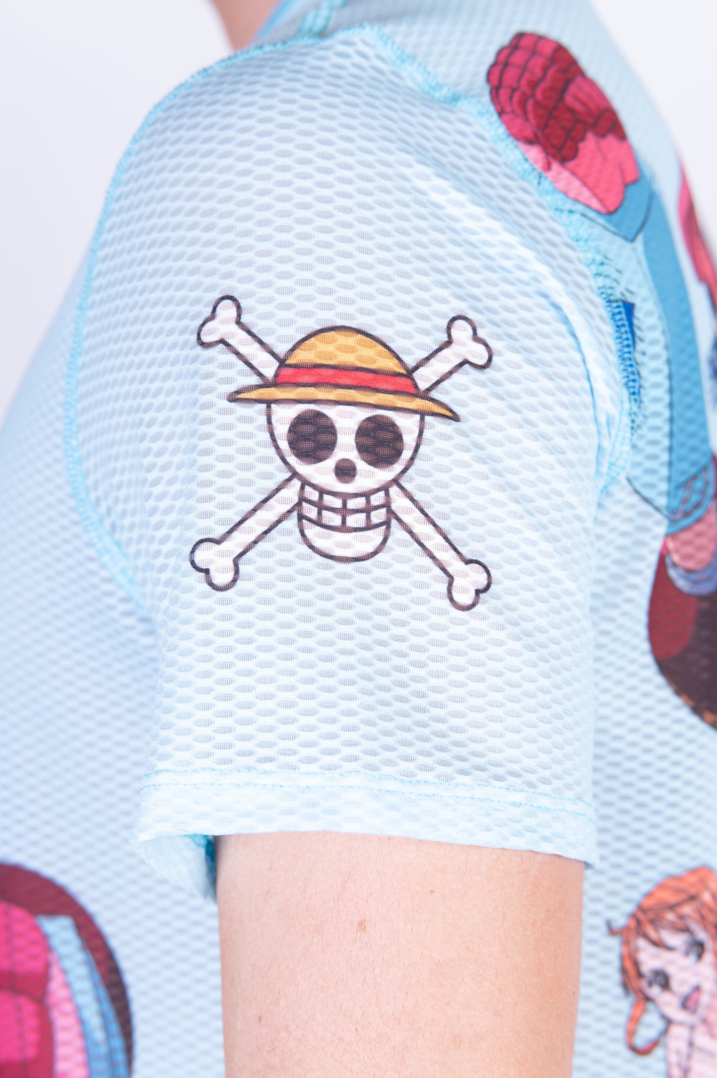 T-Shirt Homme manches courtes - One piece fishman straw hat crew turquoise