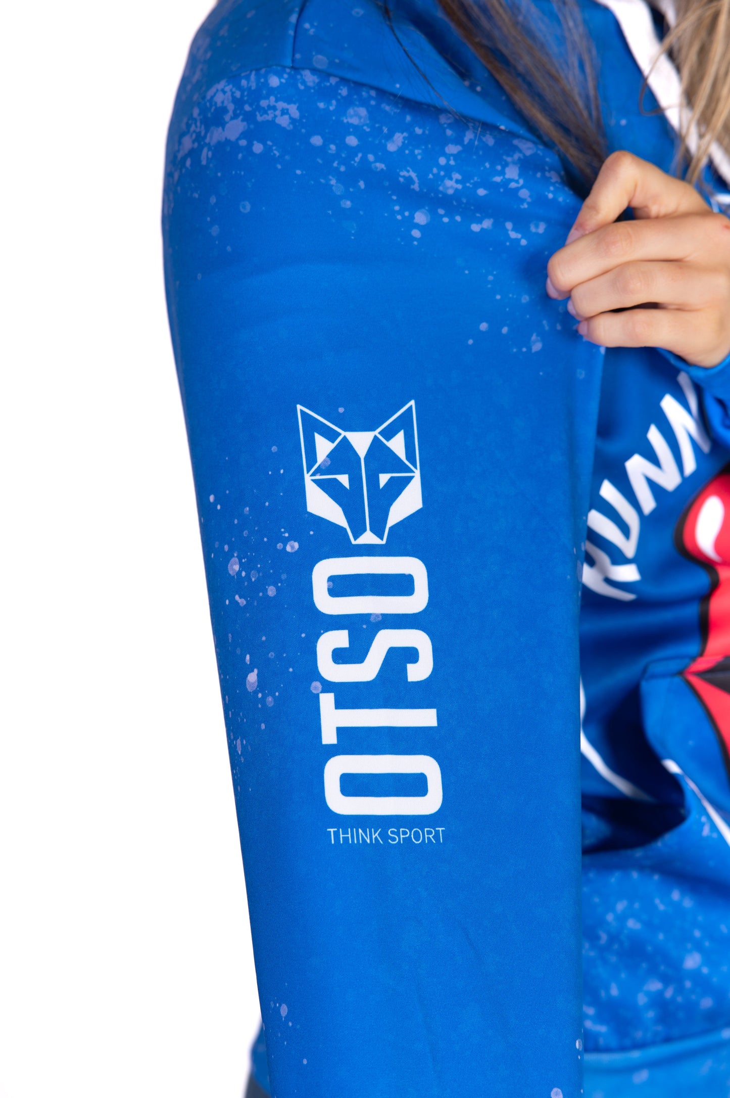 Hooded Sweatshirt - Running Stones Blue