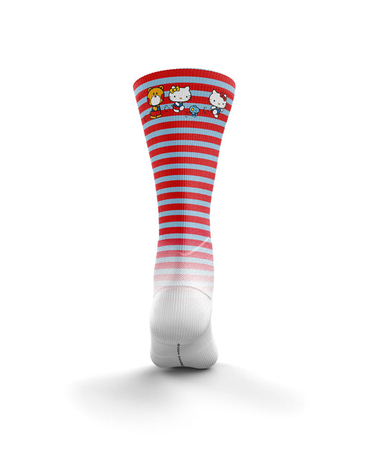 Calze sublimi - Hello Kitty Righe