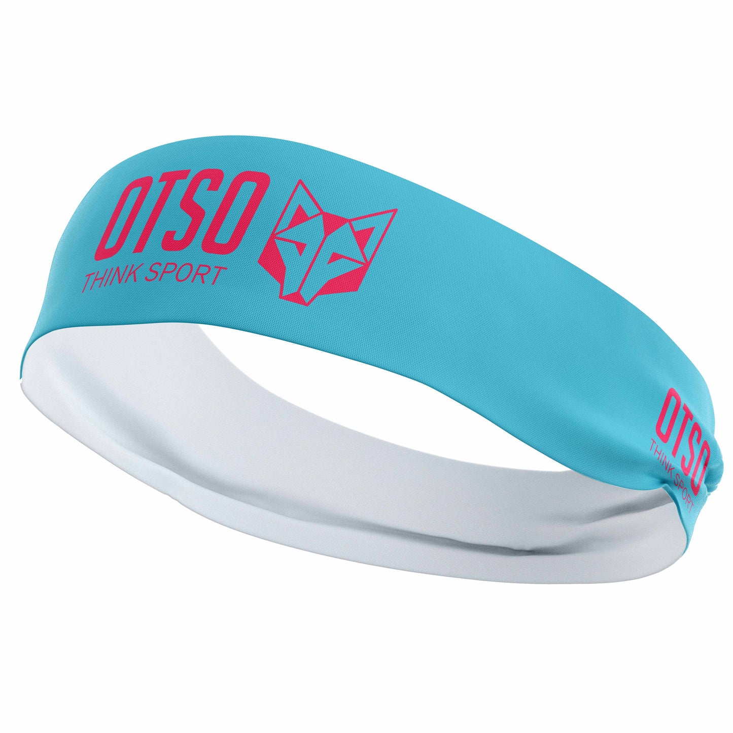 Headband - OTSO Sport Light Blue / Fluorescent Pink