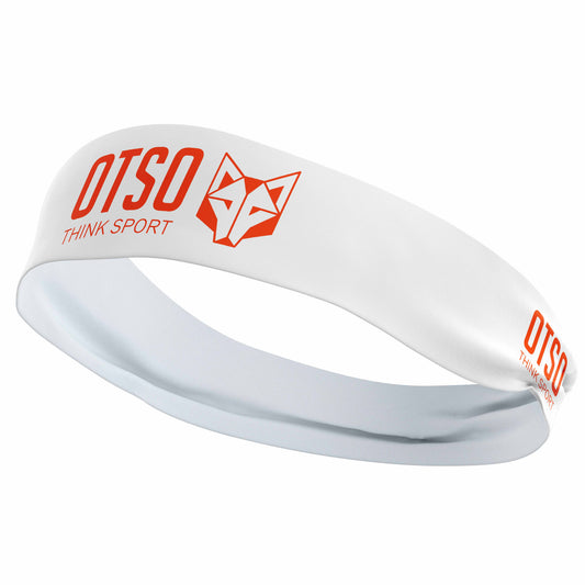 Headband - OTSO Sport White / Bright Orange