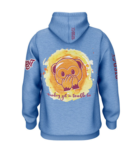 Hooded Sweatshirt - Monkey See Emoji