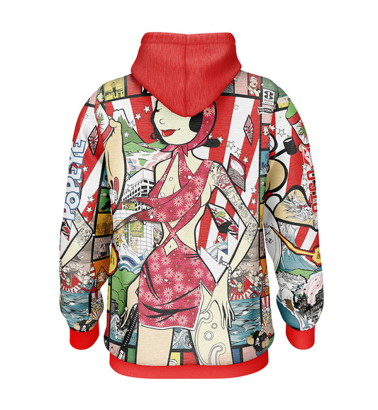 Hooded Sweatshirt - Popeye Art Exhibition