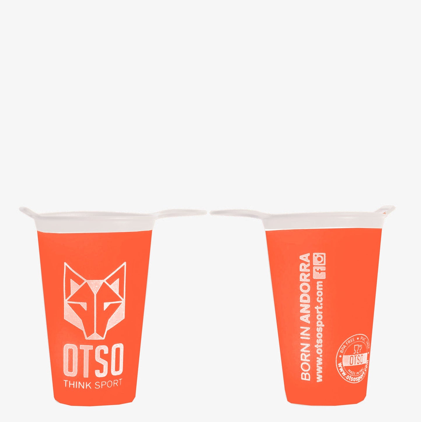 Verre pliable 200ml - Naranja