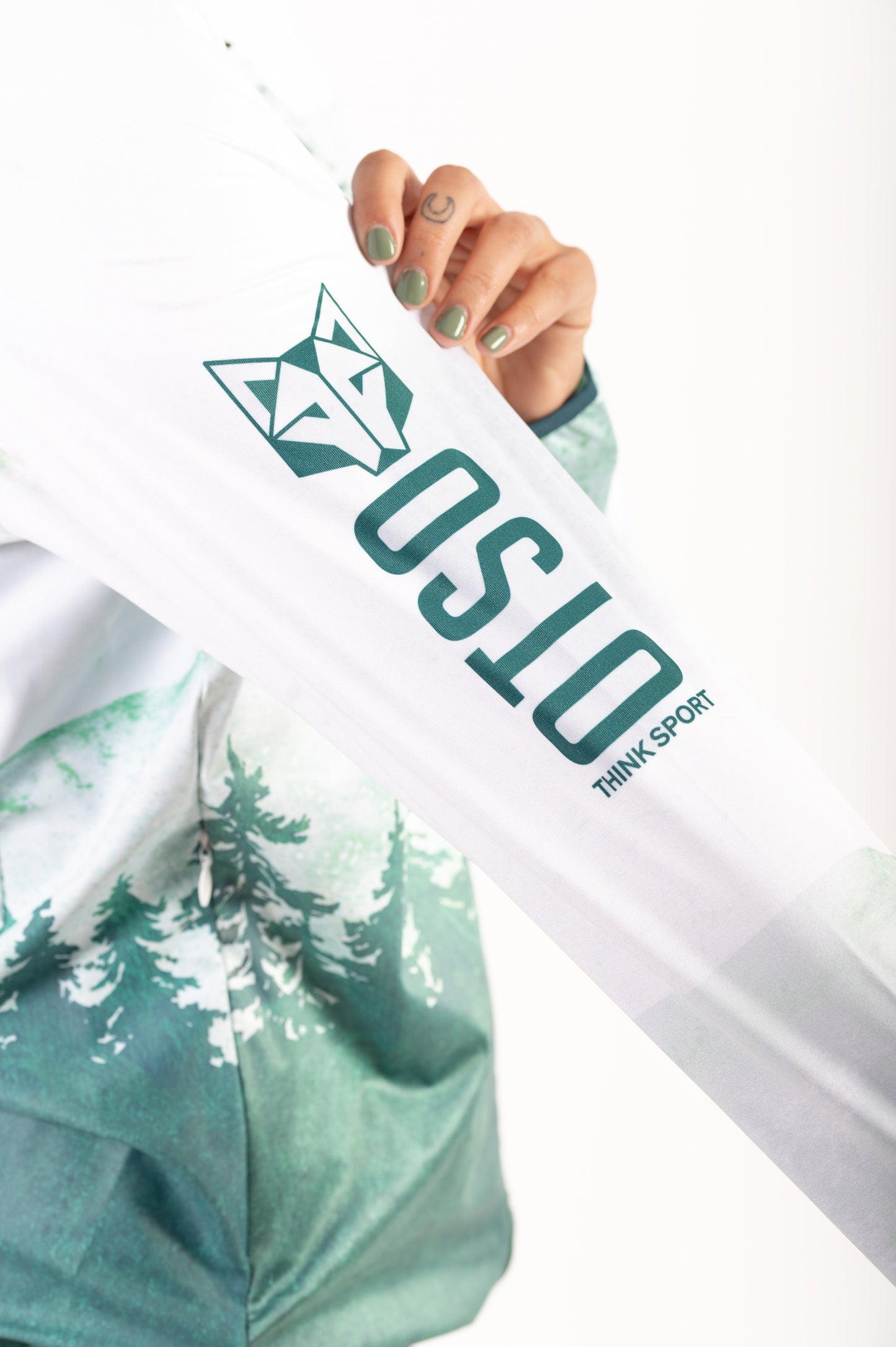 Veste running Unisex - Green Forest