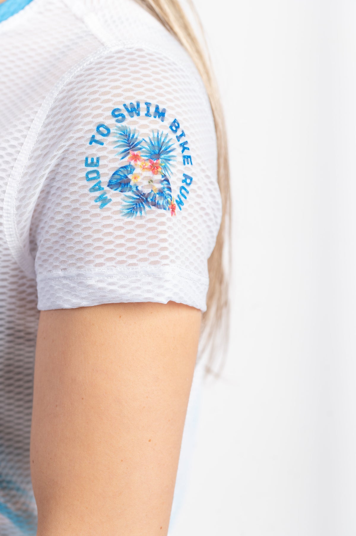T-shirt Femme manches courtes - Swim Bike Run Wave