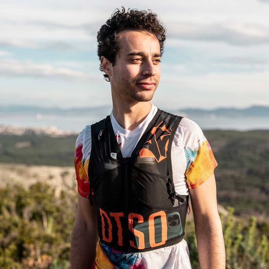 Trail running bag - Black & Orange