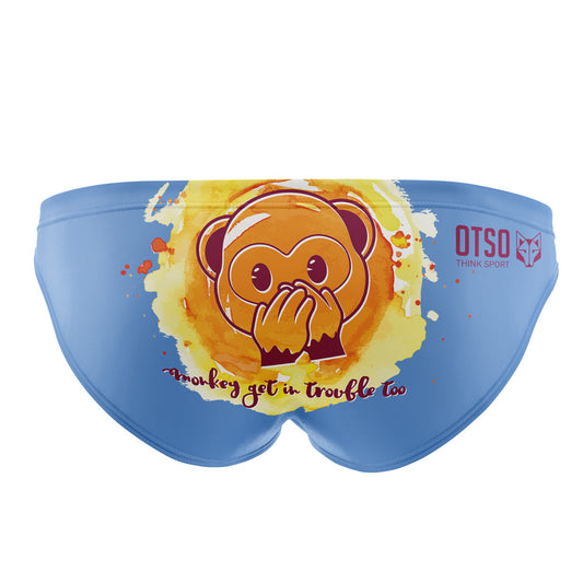 Bath brief - Emoji Monkey See