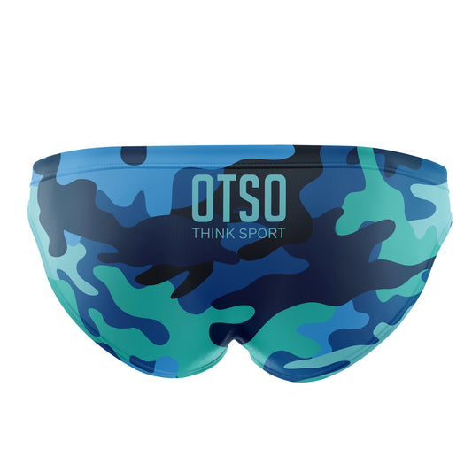 Bathing briefs - Blue Camouflage