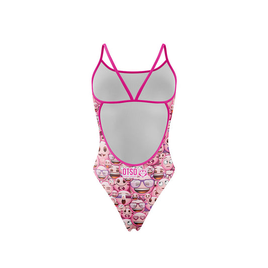 Women's Jersey - Classic Pink Emoji