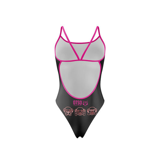 Women's Shirt - Neon Monkey Emoji