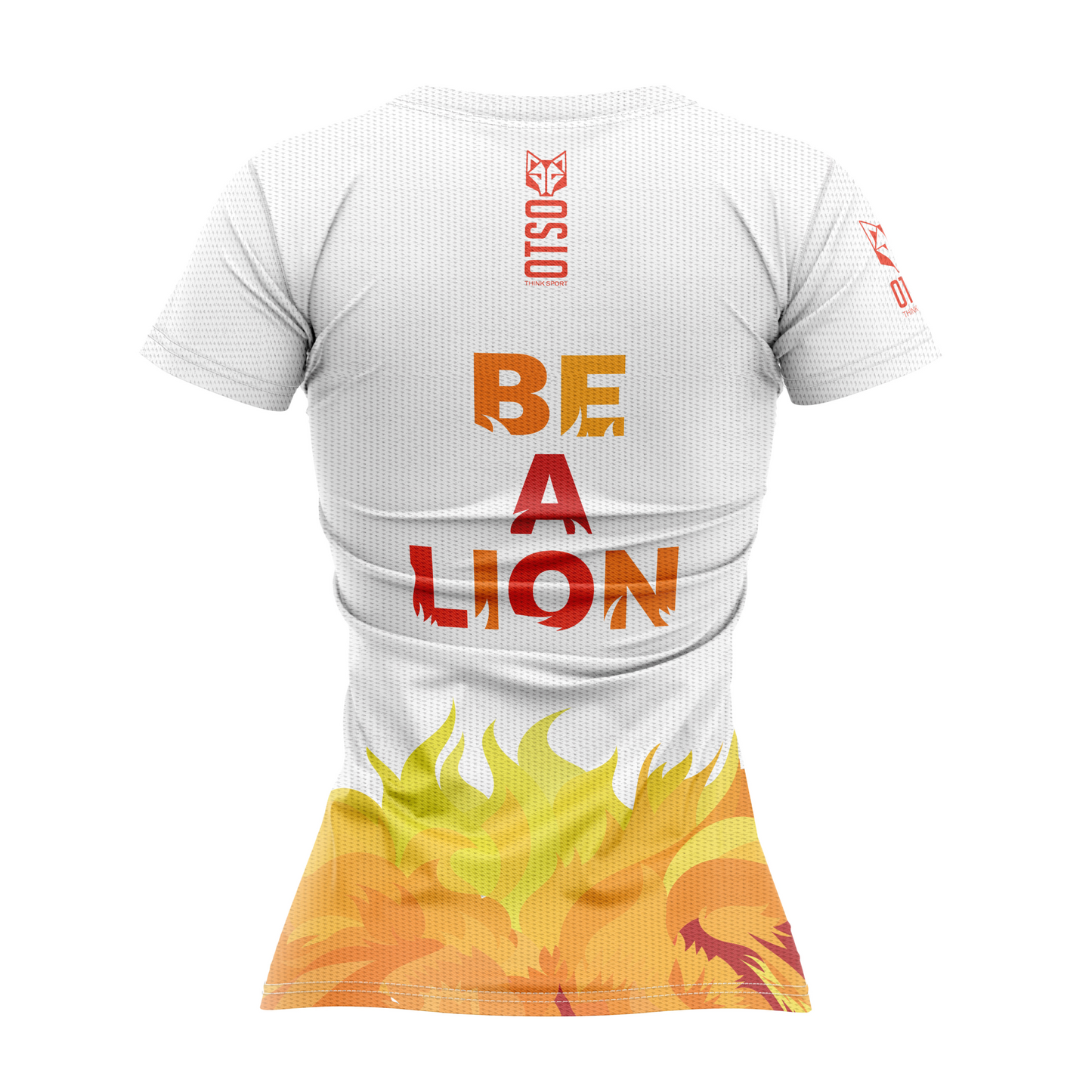 T-Shirt Femme - Be A Lion Orange
