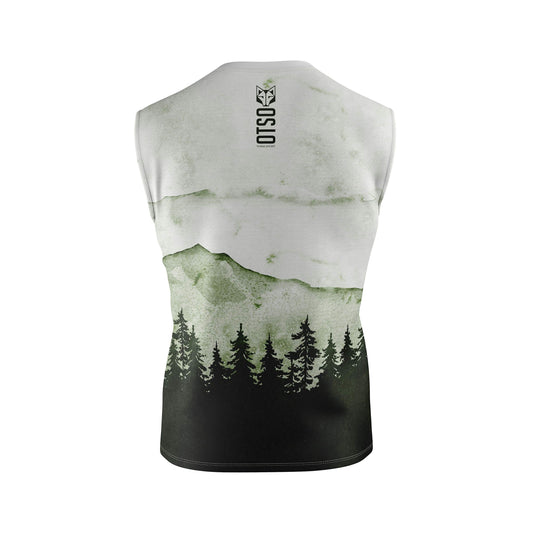 Men's Sleeveless Shirt - Green Forest