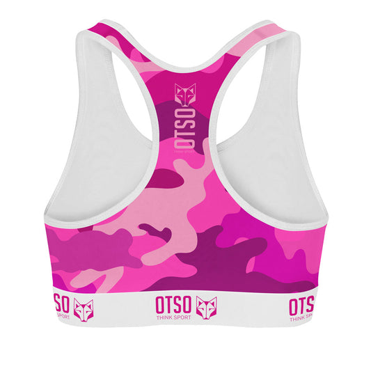 Sporty top - Camouflage Pink