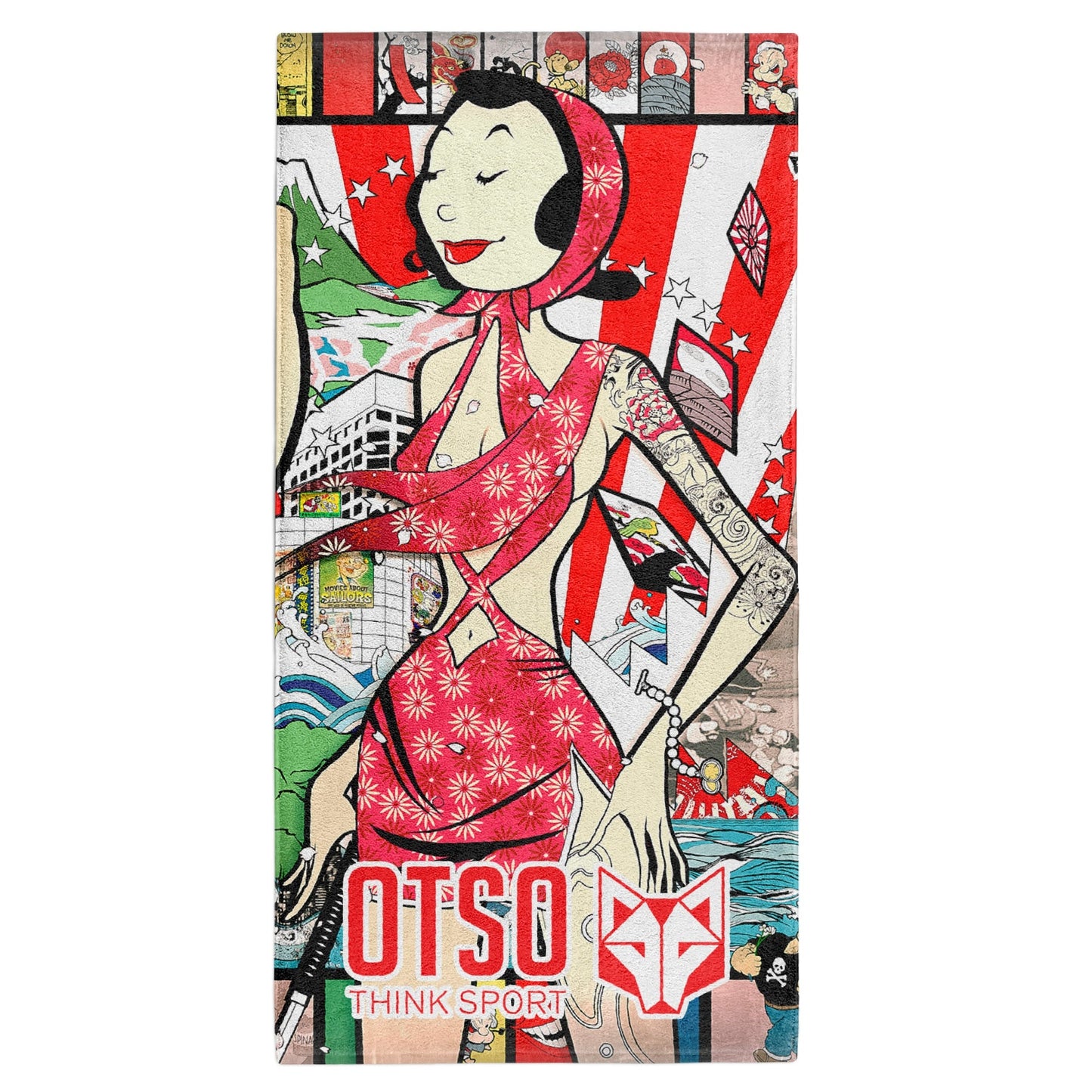 Serviette microfibre- Popeye Art Show