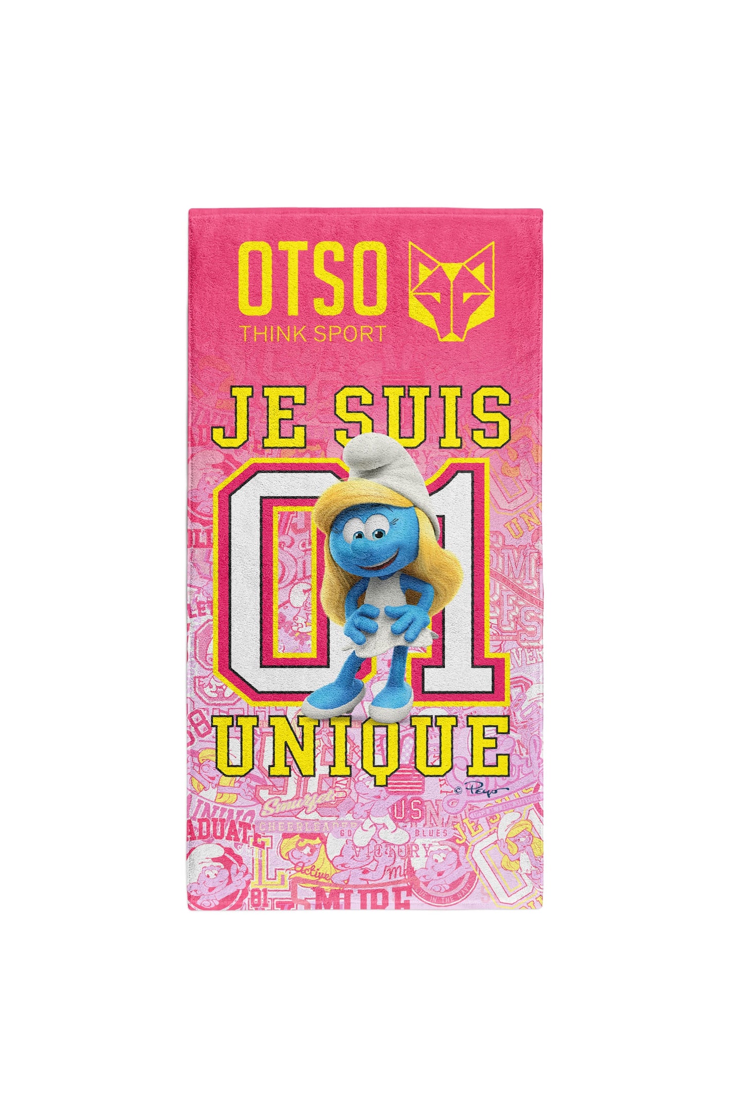 Serviette microfibre - Smurf Hugs