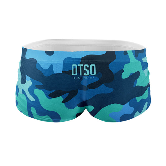 Swimming trunks - Blue camouflage (Clearance)