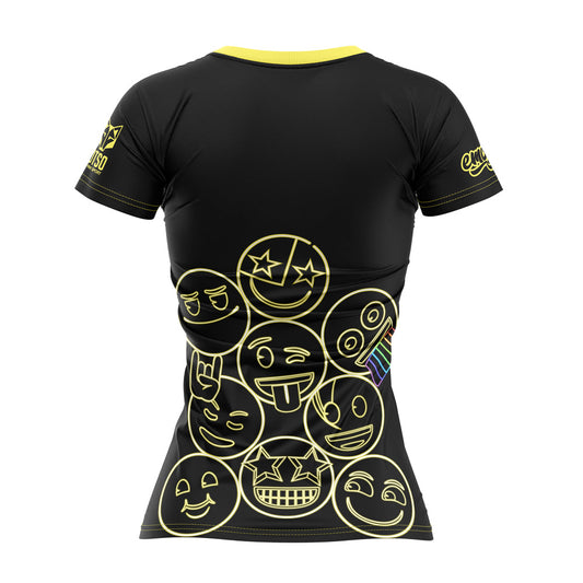 Maglietta Donna - Faccine Neon Emoji