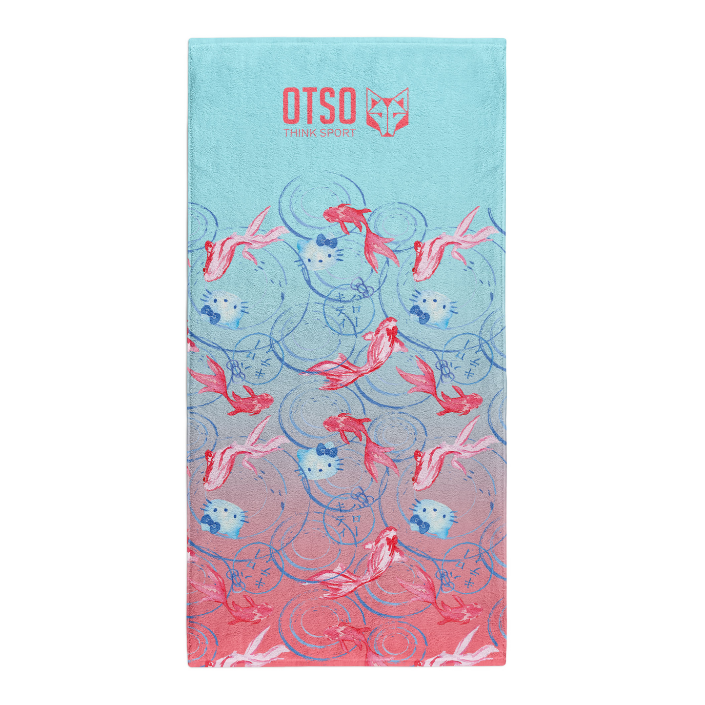 Serviette microfibre - Hello Kitty Wave