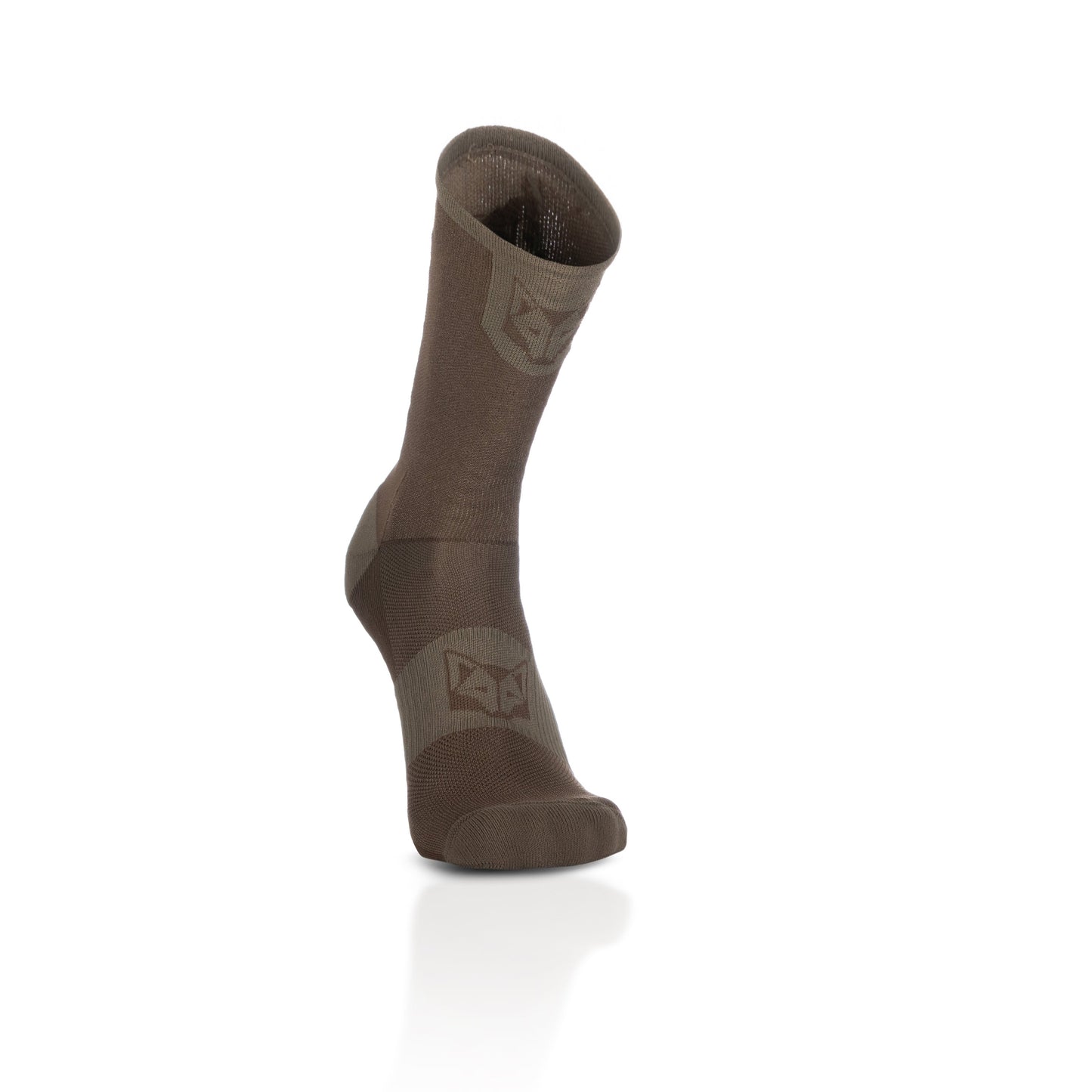 Chaussettes cyclisme hautes - Coffee & Gold