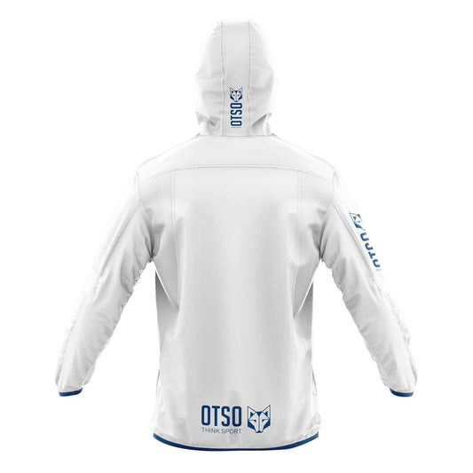 Giacca Impermeabile - Bianco e Blu Reale