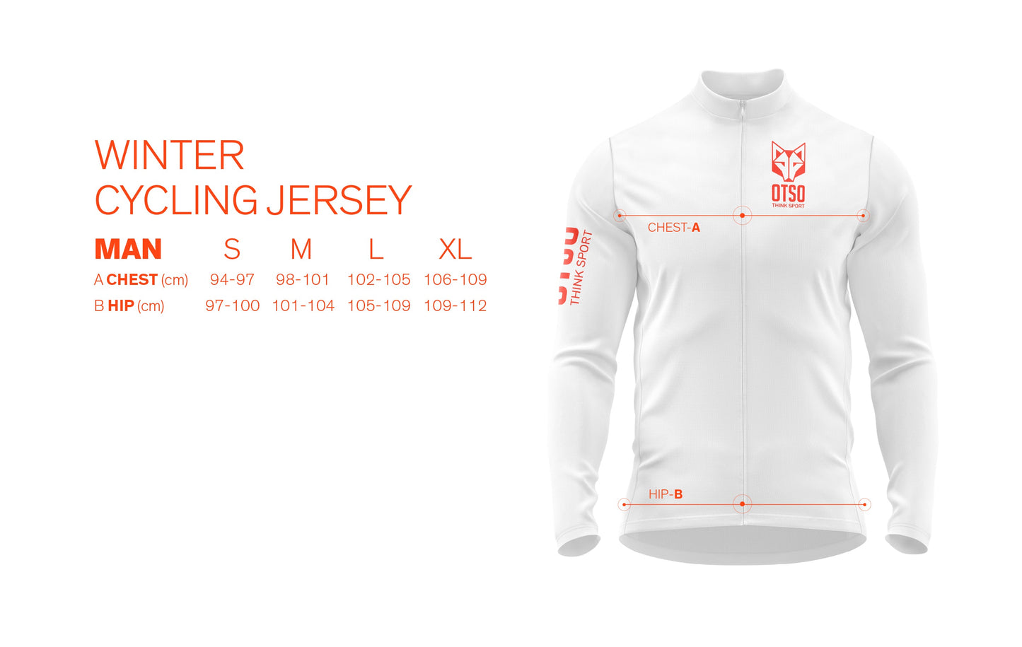 Maillot vélo manches longues hiver Homme - Greenforest