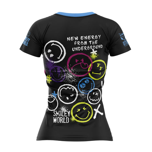 Women's short-sleeve shirt - Smiley Festival
