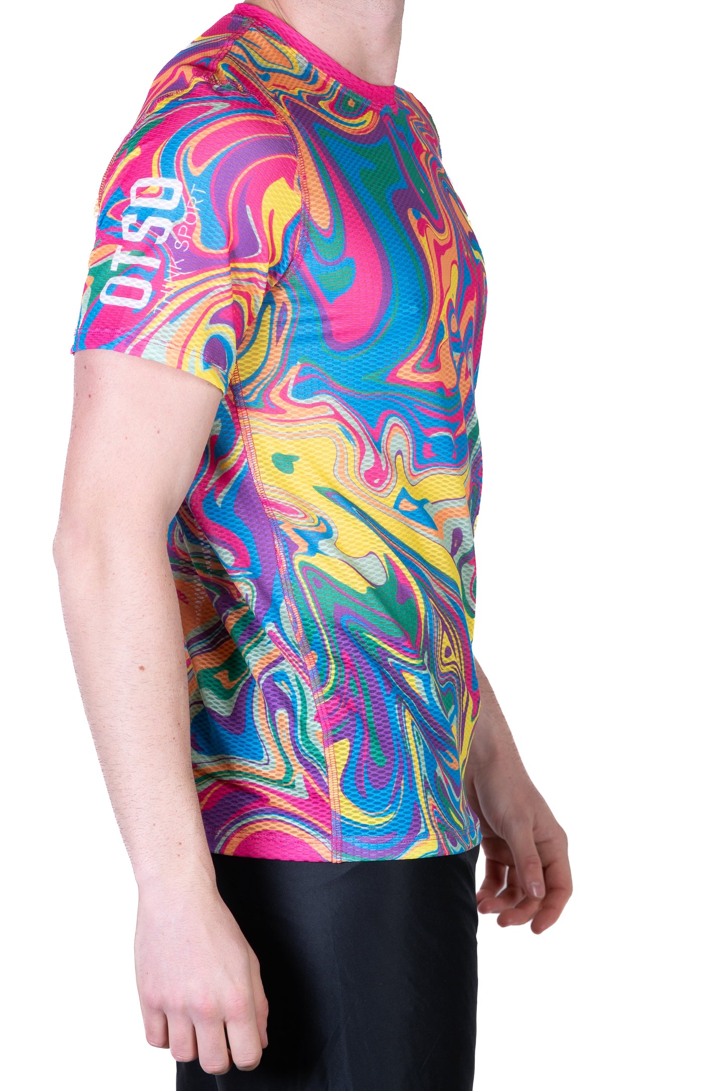 Herren-T-Shirt mit kurzen Ärmeln – Psychedelisch