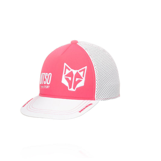 Snapback cap - Bright Pink & White
