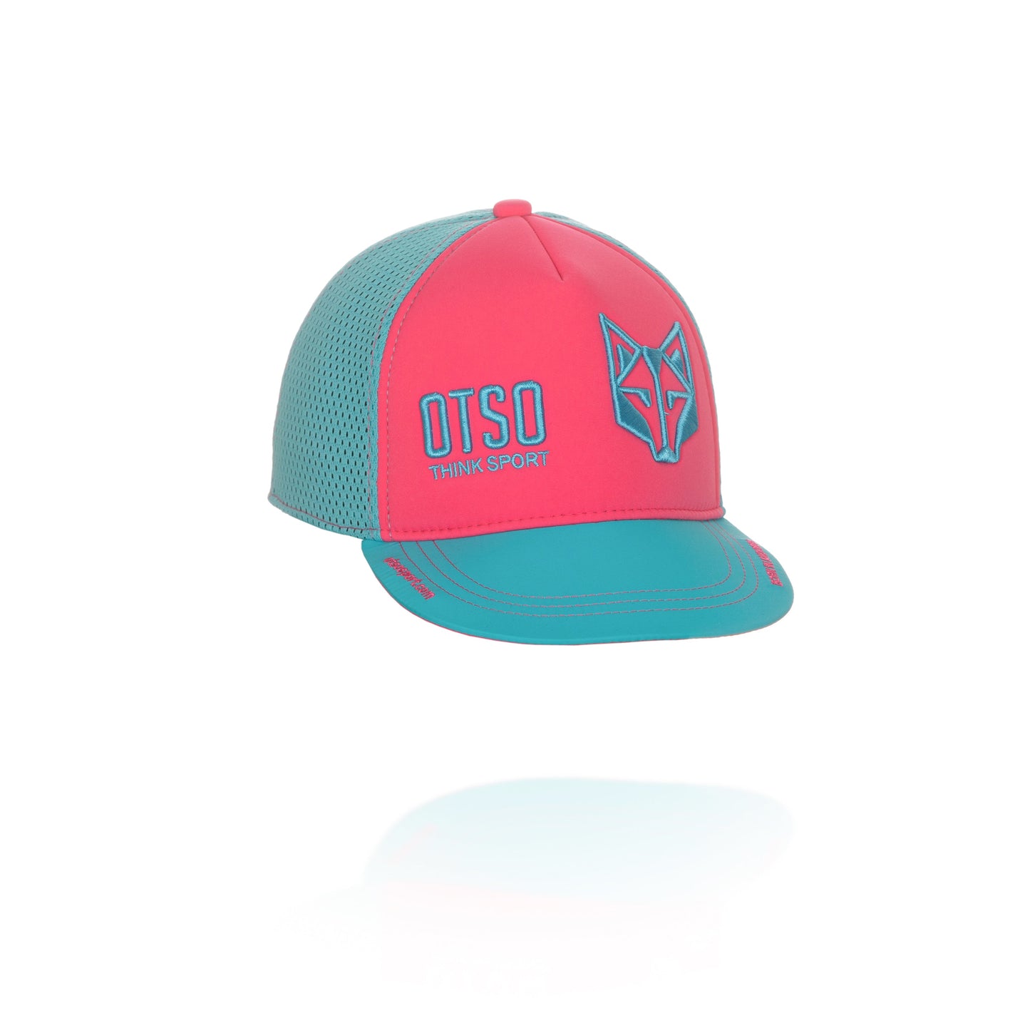 Casquette snapback - Fluo Pink & Light Blue