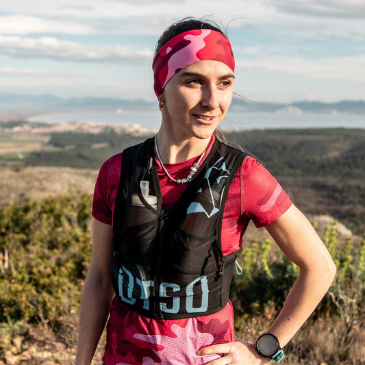 Trail running bag - Black & Turquoise