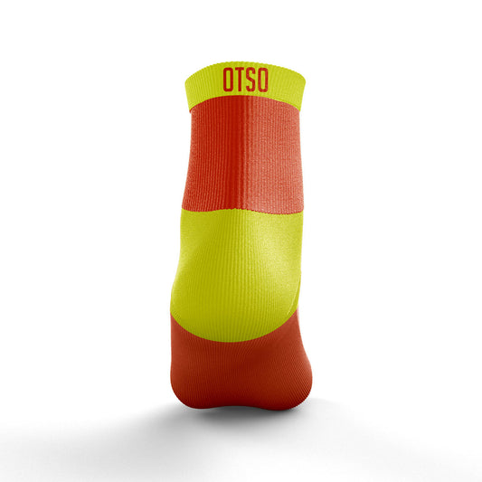 Low Multisport Socks - Bright Orange & Bright Yellow (Clearance)