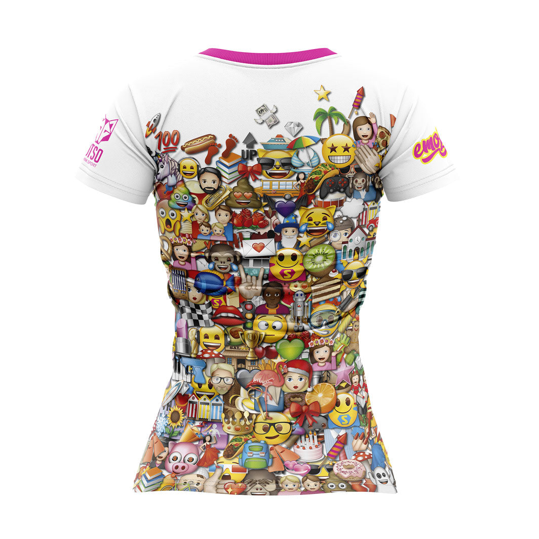 T-shirt Femme manches courtes - Emoji Big Wave