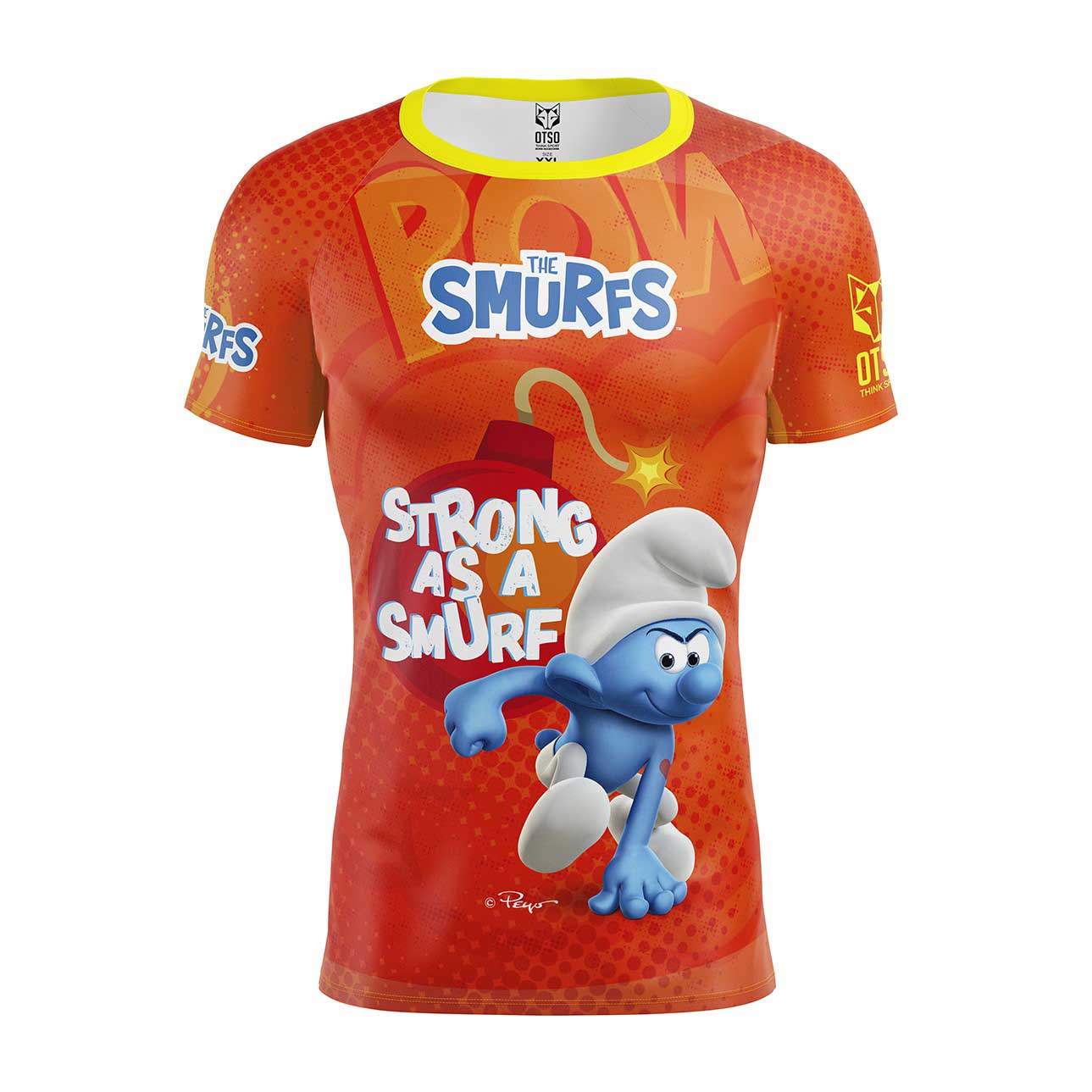 T-Shirt Homme manches courtes - Strong as a Smurf