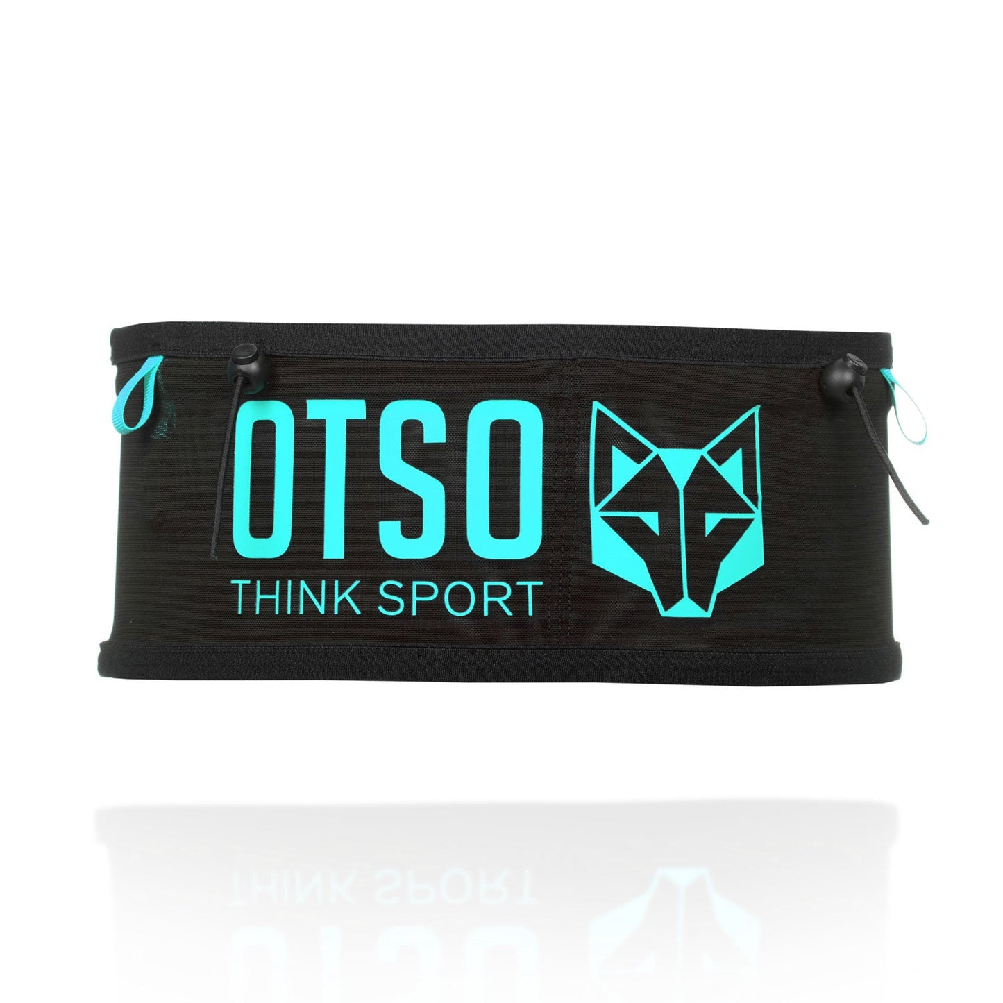 Unisex running belt - Black & Turquoise
