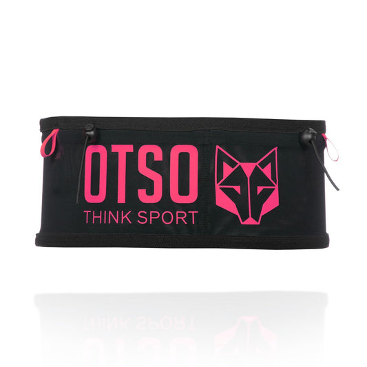 Unisex running belt - Black & Pink