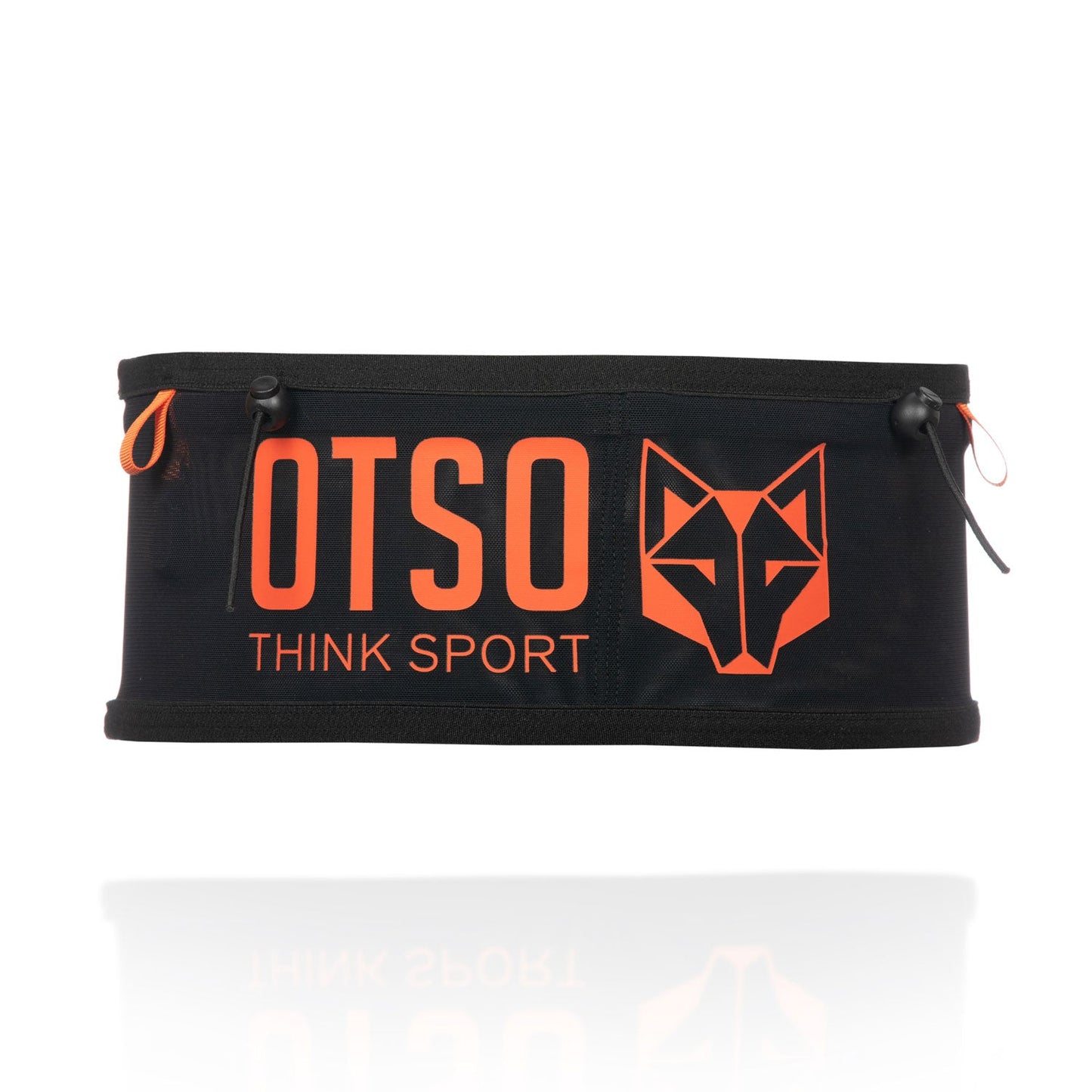 Unisex running belt - Black & Orange