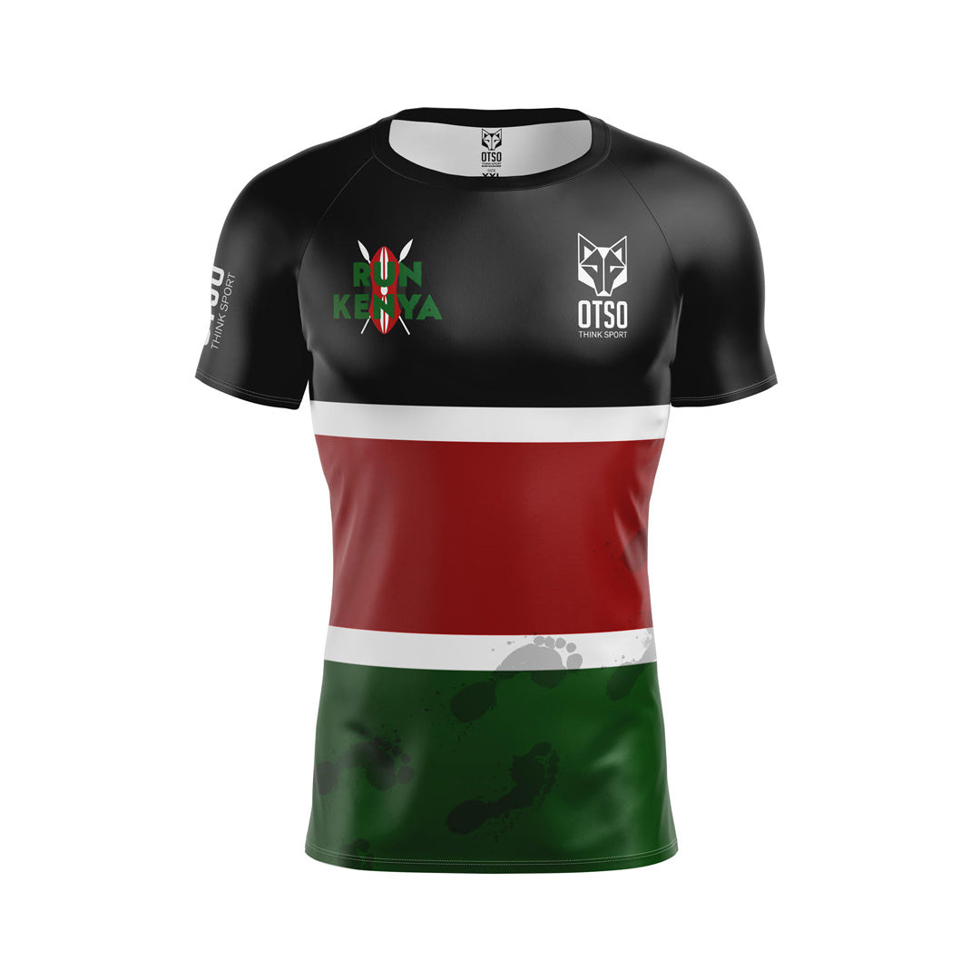 Men's short-sleeve shirt - Run Kenya