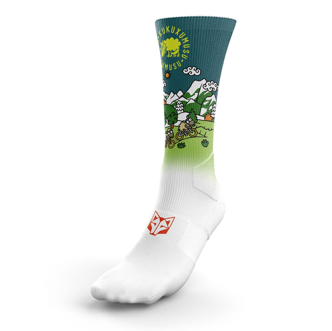 Chaussettes sublimées - Kukuxumusu Bike