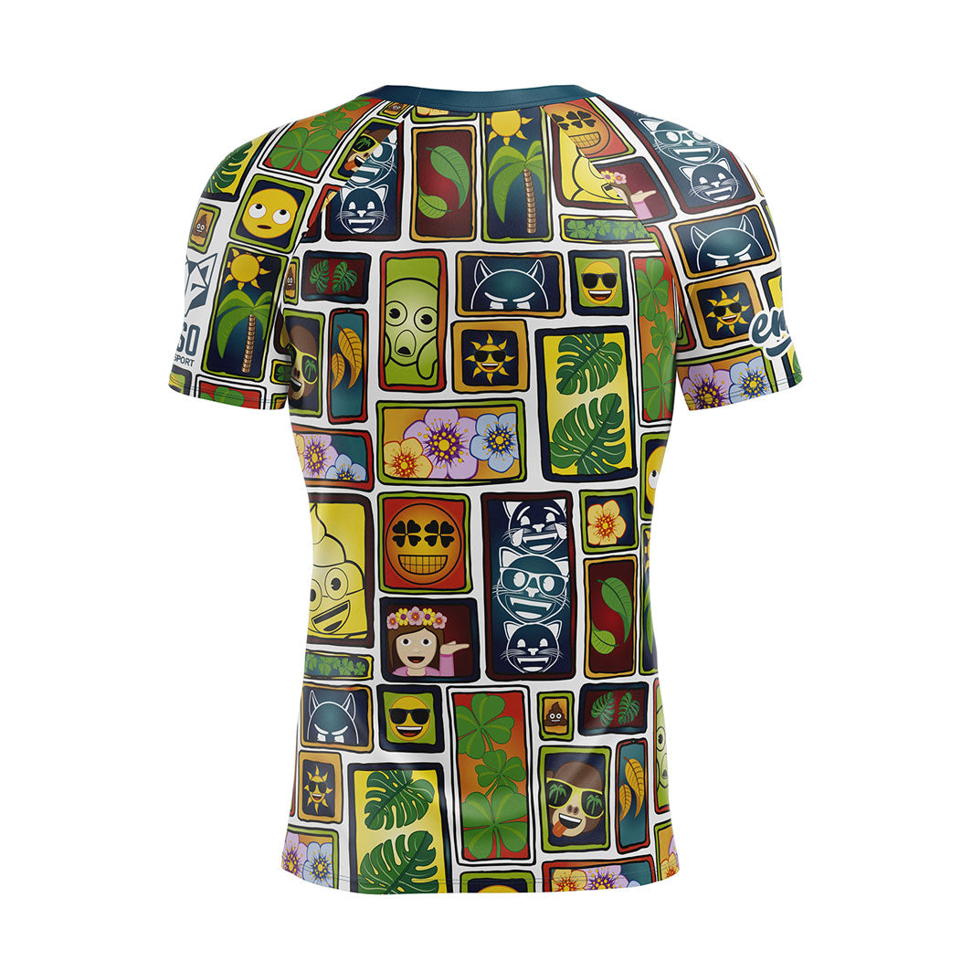 T-Shirt Homme manches courtes - Emoji Portrait