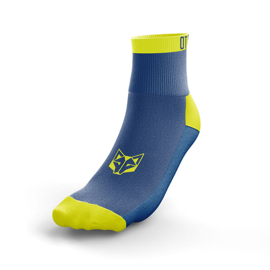 Multisport-Kurzsocken - Elektrisch Blau & Gelb