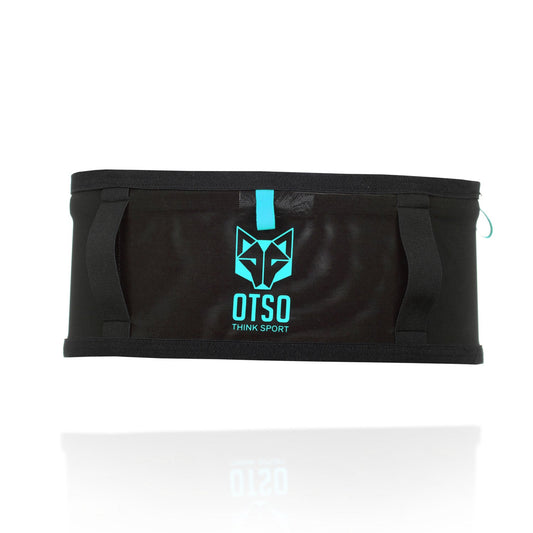 Unisex running belt - Black & Turquoise