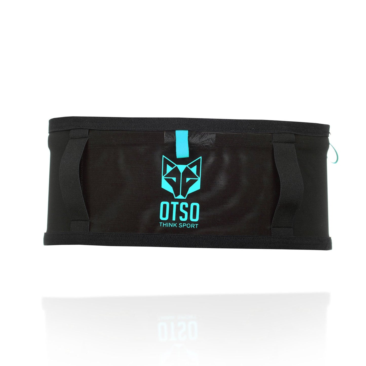 Unisex running belt - Black & Turquoise