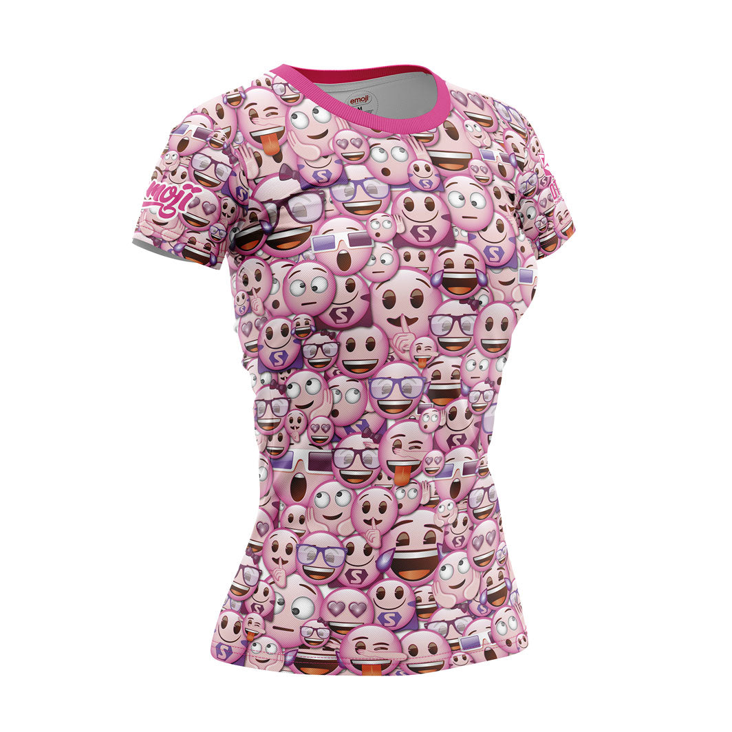 T-shirt Femme manches courtes - Emoji Classic Pink
