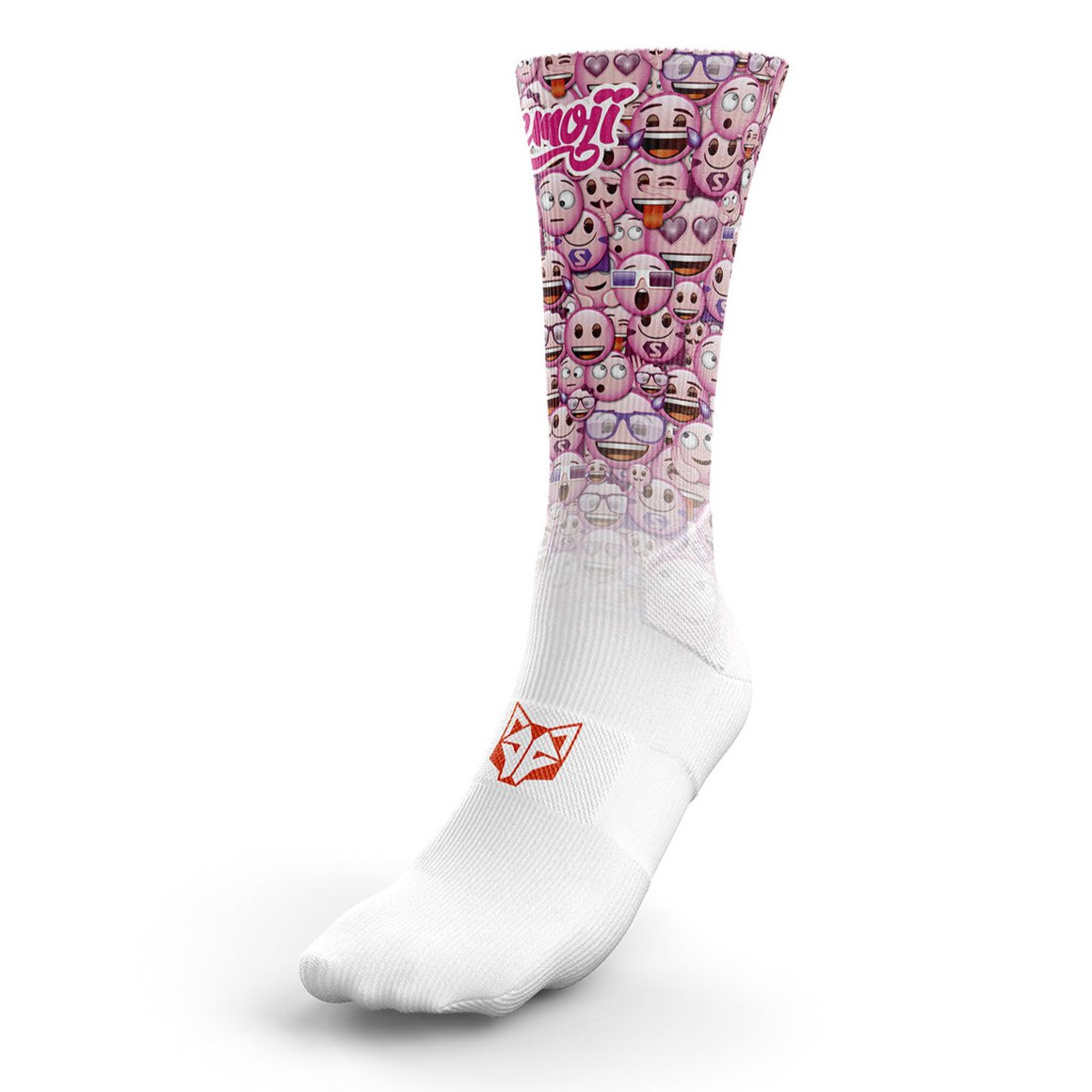 Chaussettes sublimées - Emoji Classic Pink (Outlet)