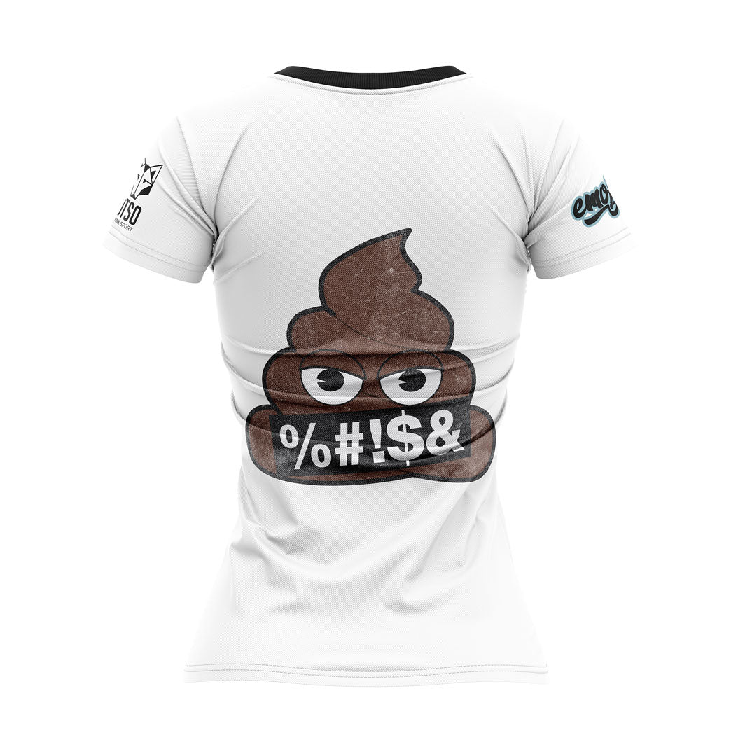 Women's short-sleeve shirt - Already Poop Emoji