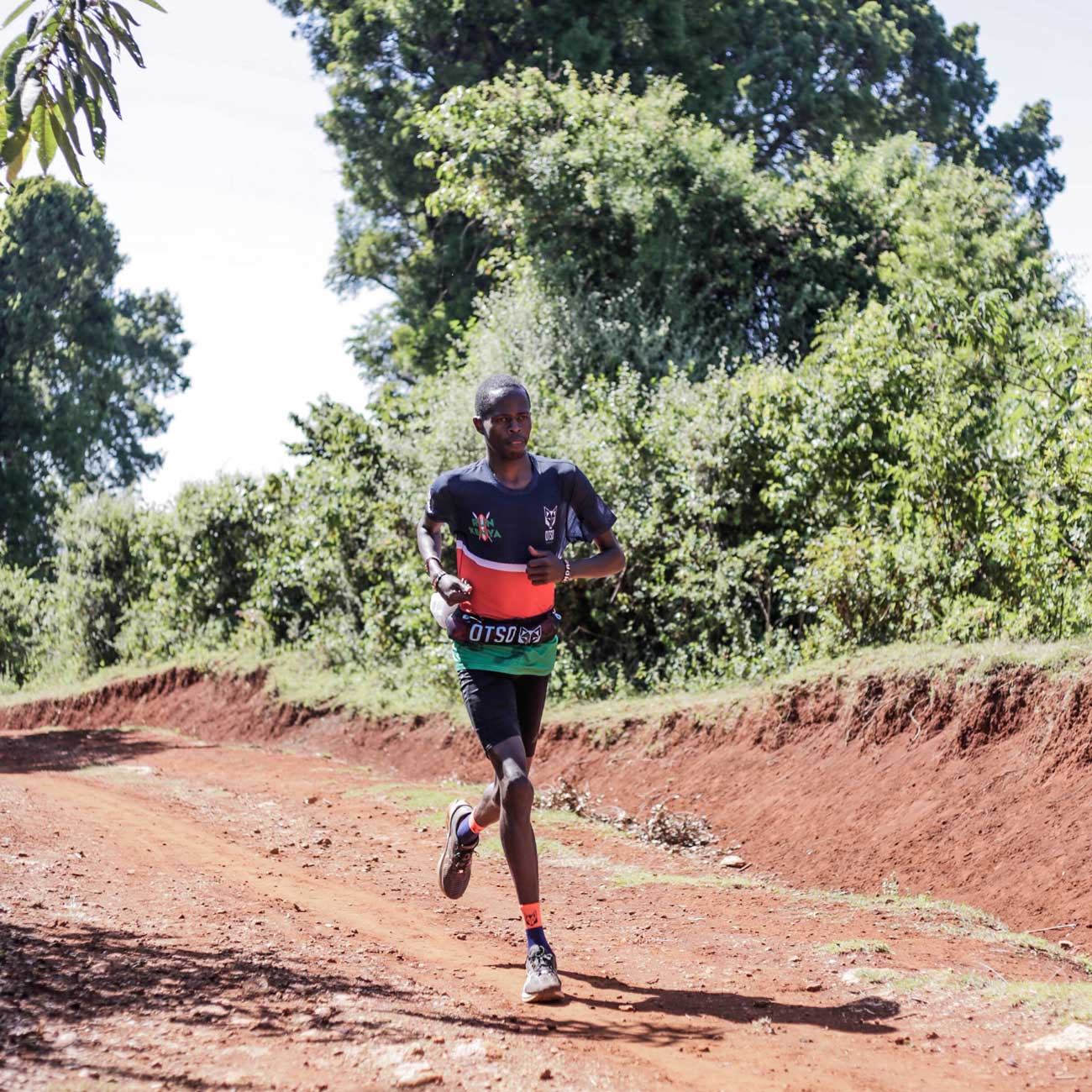 Ceinture de running unisex - Black & Pink